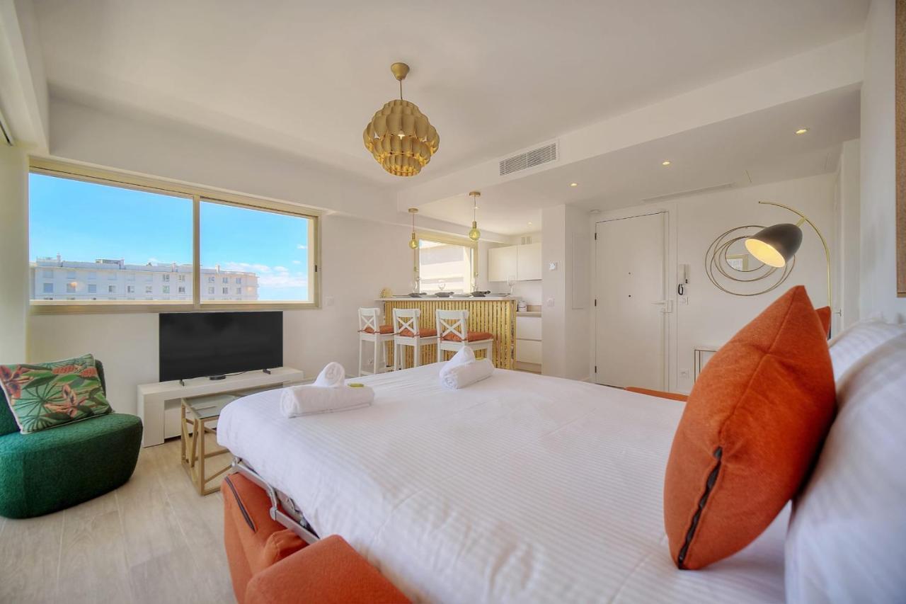 Immogroom - 5 Min From The Croisette Beaches - Terrace - Ac - Sea View Cannes