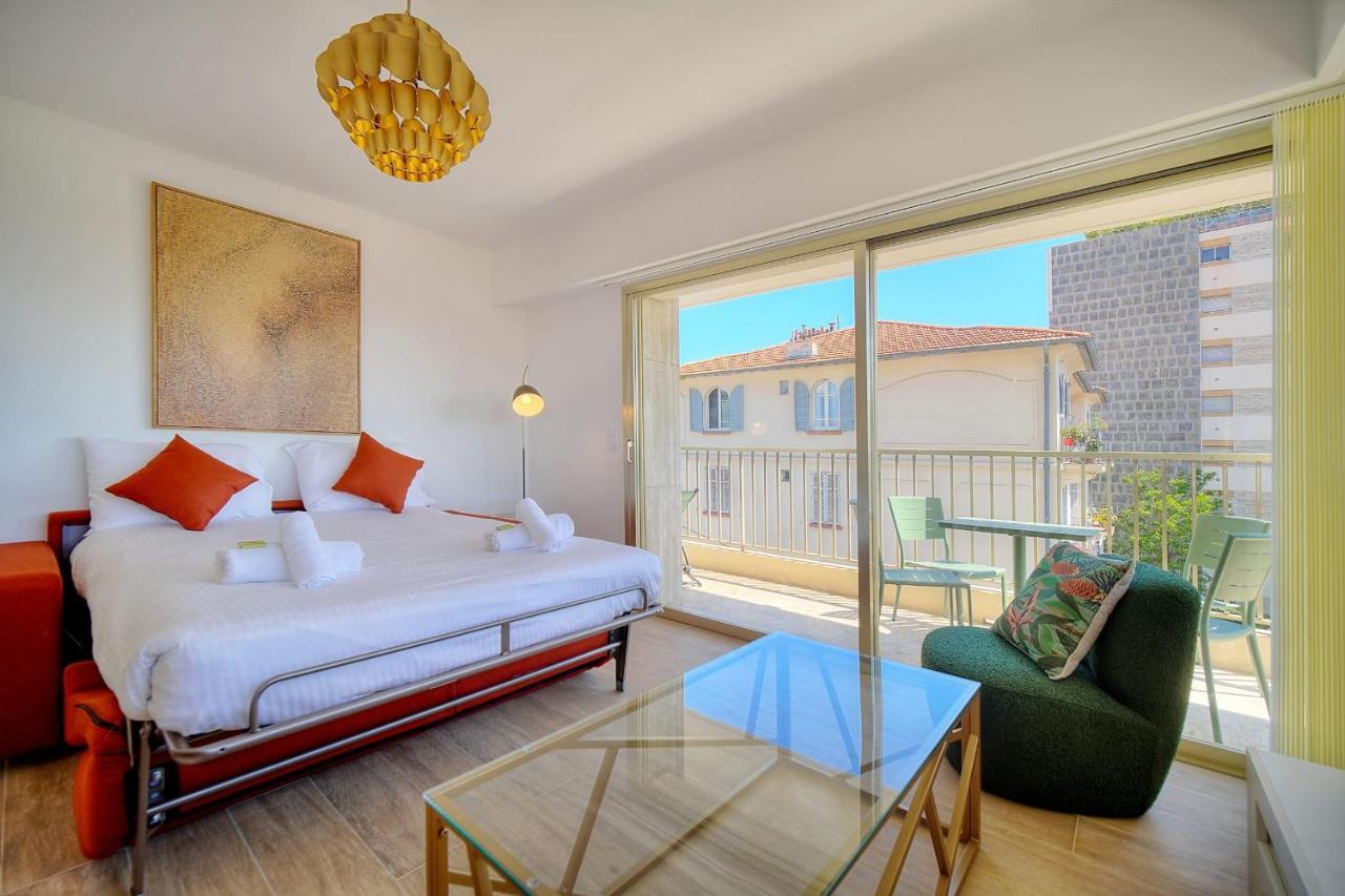 Immogroom - 5 Min From The Croisette Beaches - Terrace - Ac - Sea View